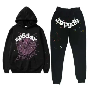 22ss Classic Flame Logo Tracksuit – Black (1)