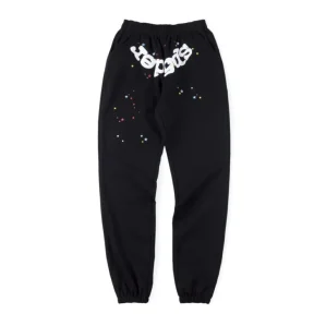 Classic Flame LOGO Graffiti Sp5der Sweatpant
