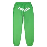 Sp5der Green Tracksuit with White Printed,