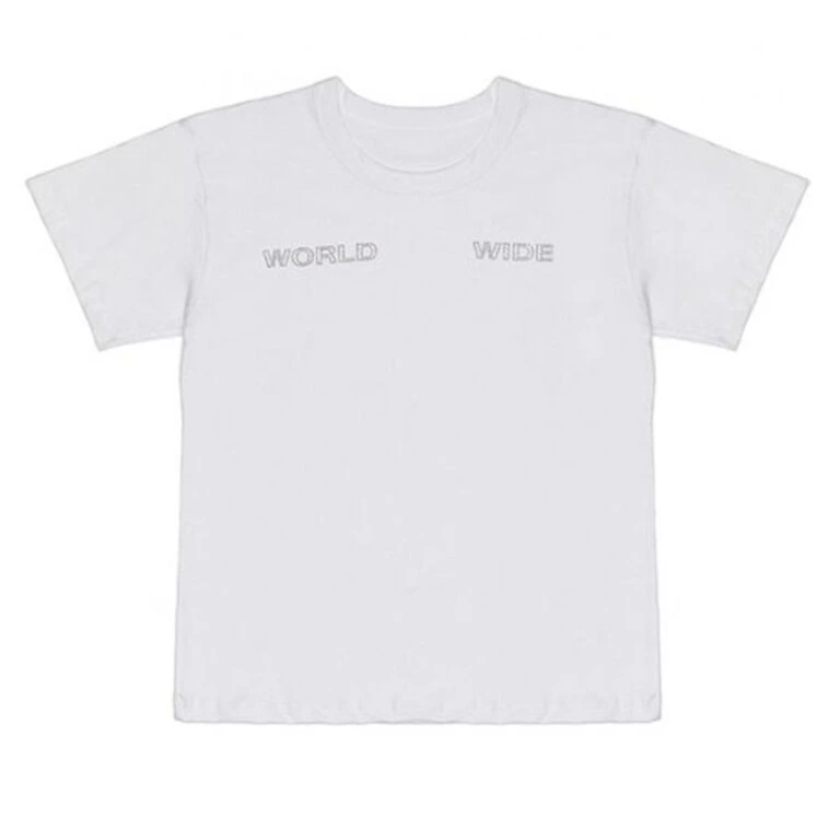 Sp5der Wide T-shirt White Sp5der Wide T-shirt White